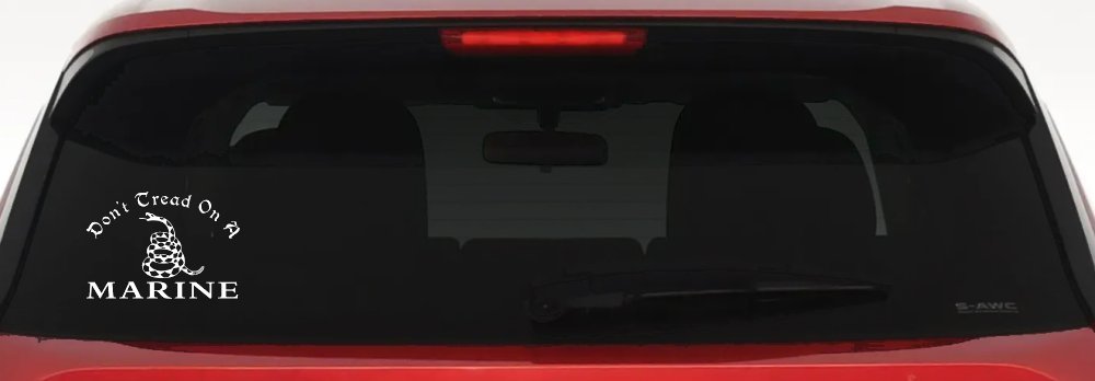 Dont Tread On A Marine Military Car or Truck Window Decal Sticker