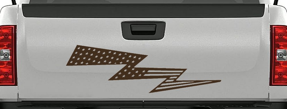 Air Force Football Flag Lightning Bolt Military Car or Truck Window Decal Sticker