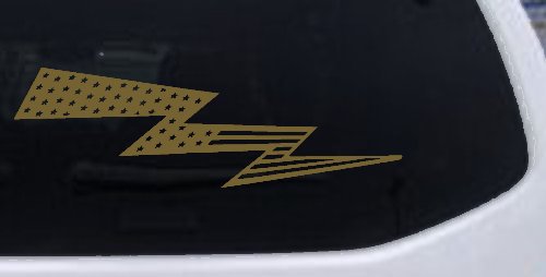 Air Force Football Flag Lightning Bolt Military Car or Truck Window Decal Sticker
