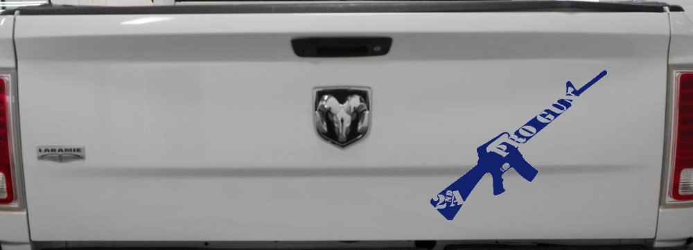 Pro Gun 2nd Amendment Riffle AR15 AR 15 Car or Truck Window Decal Sticker