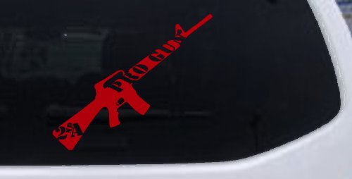 Pro Gun 2nd Amendment Riffle AR15 AR 15 Car or Truck Window Decal Sticker