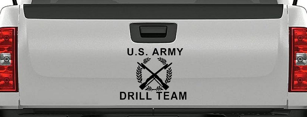 US Army Drill Team  Military Car or Truck Window Decal Sticker