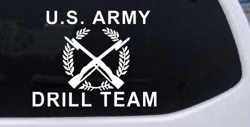 US Army Drill Team  Military Car or Truck Window Decal Sticker