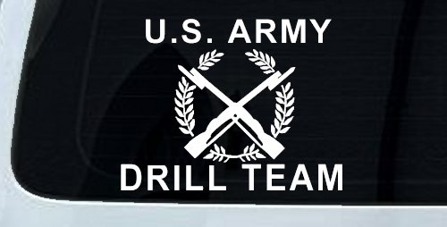 US Army Drill Team  Military Car or Truck Window Decal Sticker