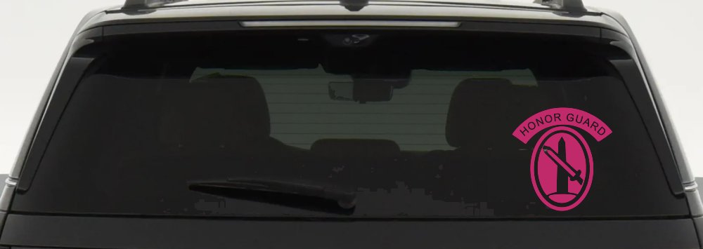 US Army Honor Guard  Military Car or Truck Window Decal Sticker