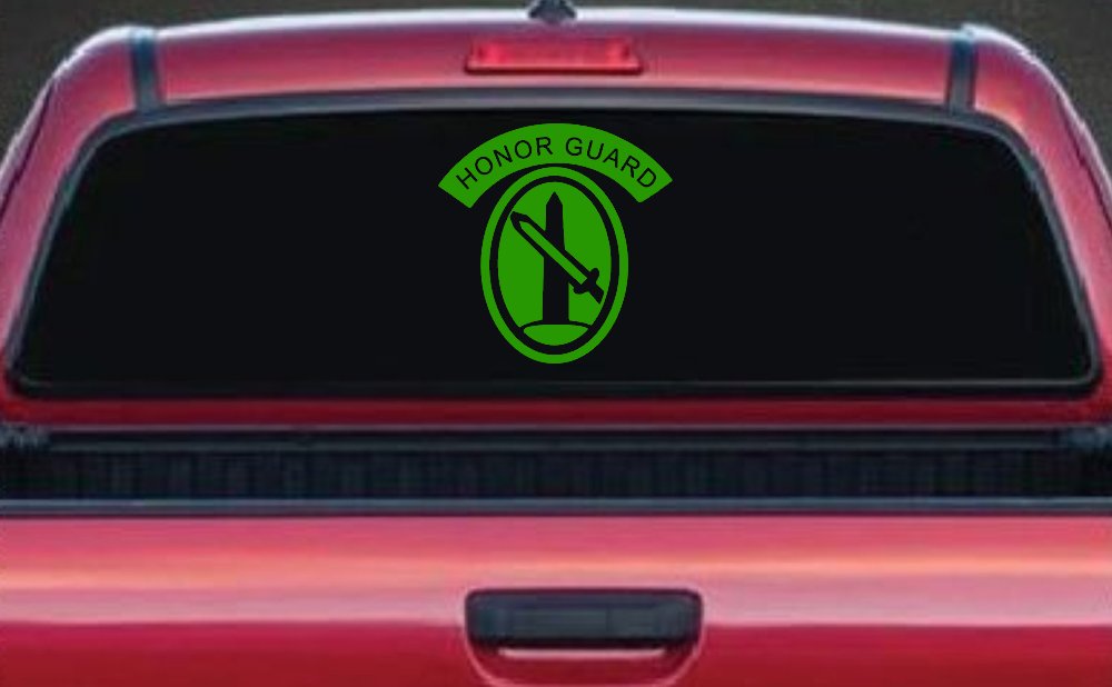 US Army Honor Guard  Military Car or Truck Window Decal Sticker