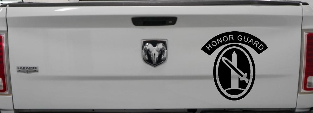 US Army Honor Guard  Military Car or Truck Window Decal Sticker