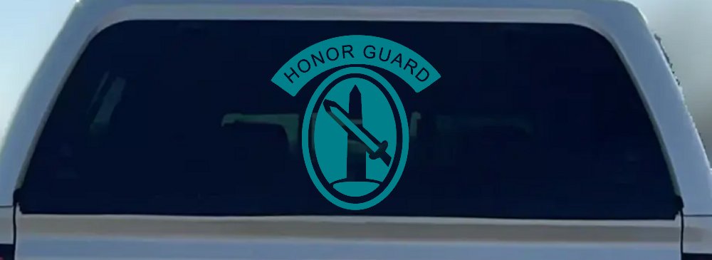 US Army Honor Guard  Military Car or Truck Window Decal Sticker