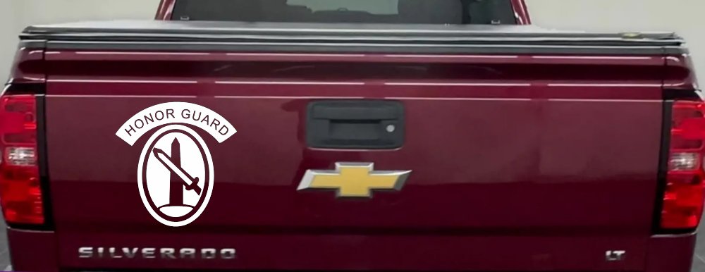 US Army Honor Guard  Military Car or Truck Window Decal Sticker