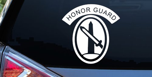 US Army Honor Guard  Military Car or Truck Window Decal Sticker