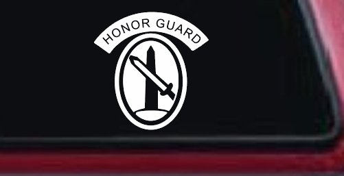 US Army Honor Guard  Military Car or Truck Window Decal Sticker