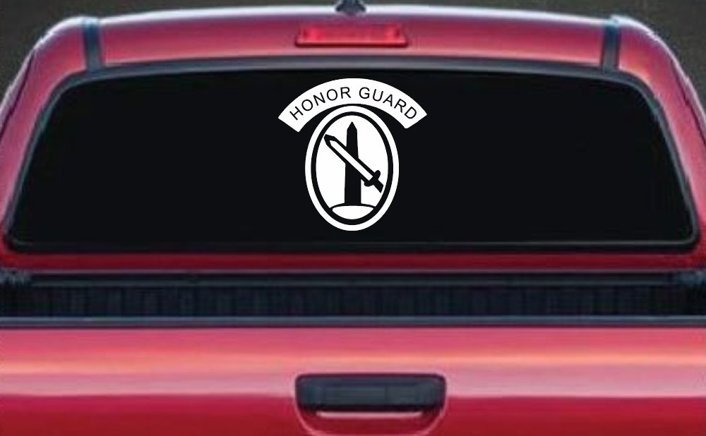 US Army Honor Guard  Military Car or Truck Window Decal Sticker