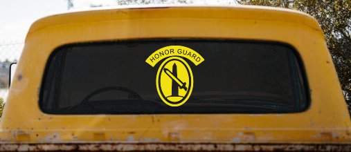 US Army Honor Guard  Military Car or Truck Window Decal Sticker