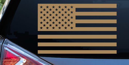 American US Flag Military Car or Truck Window Decal Sticker