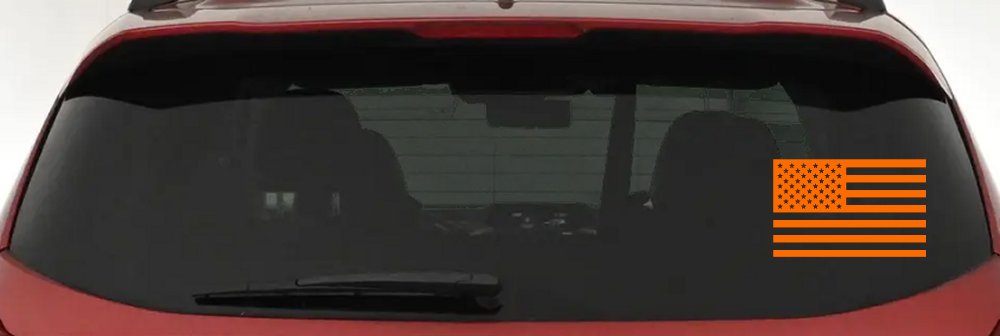 American US Flag Military Car or Truck Window Decal Sticker