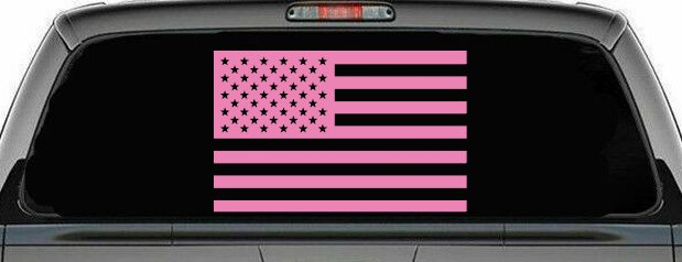 American US Flag Military Car or Truck Window Decal Sticker