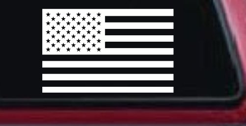 American US Flag Military Car or Truck Window Decal Sticker