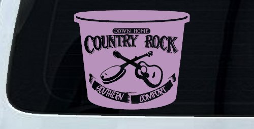 Country Rock Southern Comfort Tub Car or Truck Window Decal Sticker