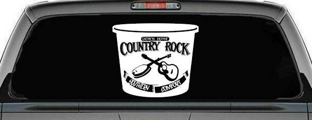 Country Rock Southern Comfort Tub Car or Truck Window Decal Sticker