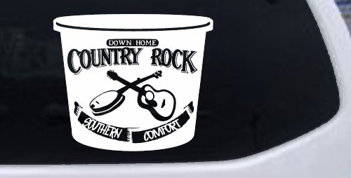 Country Rock Southern Comfort Tub Car or Truck Window Decal Sticker