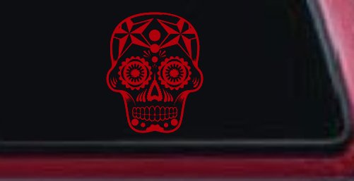Tattoo Sugar Skull Nautical Star Skulls Car or Truck Window Decal Sticker