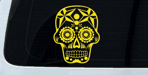 Tattoo Sugar Skull Nautical Star Skulls Car or Truck Window Decal Sticker