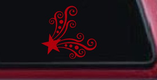Star Corner Swirl Swirls Car or Truck Window Decal Sticker