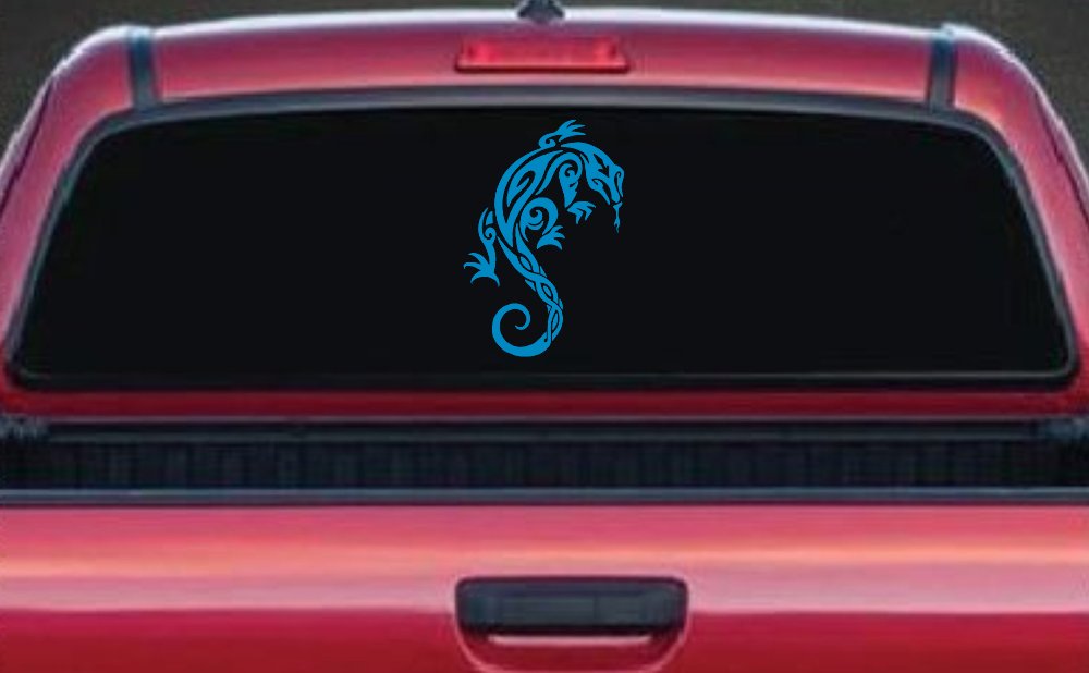 Tribal Iguana Car or Truck Window Decal Sticker