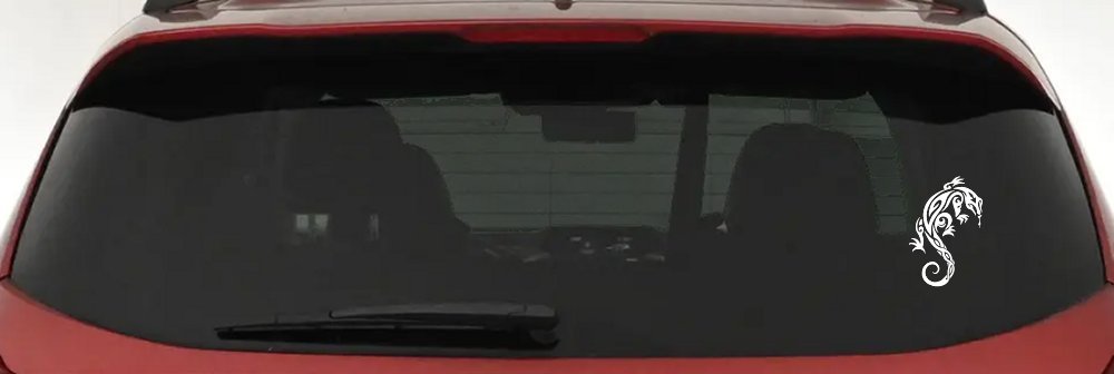 Tribal Iguana Car or Truck Window Decal Sticker