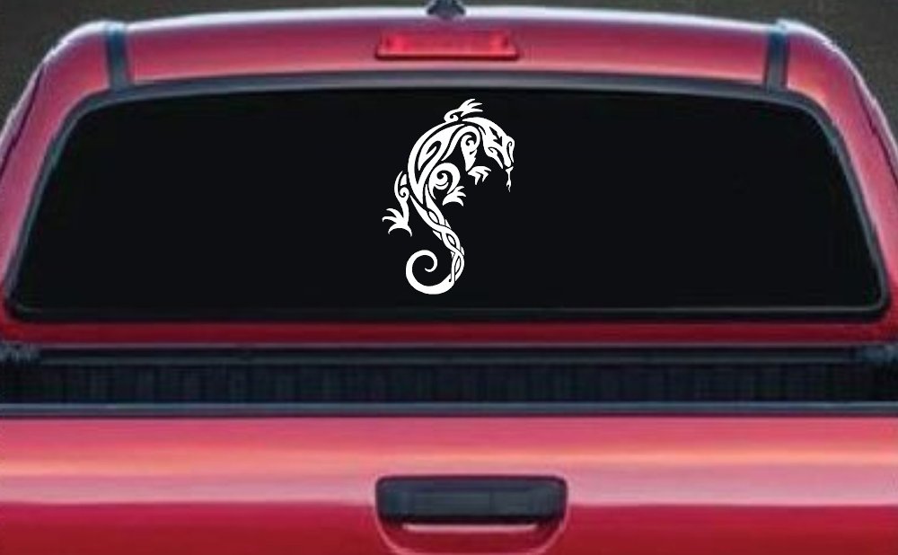 Tribal Iguana Car or Truck Window Decal Sticker