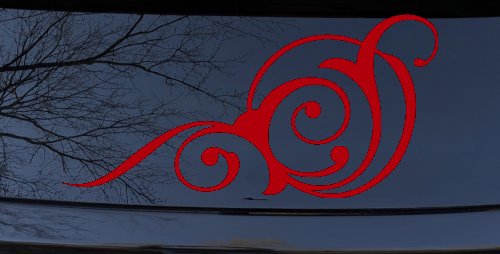 Swirl 3 Point Swirls Car or Truck Window Decal Sticker