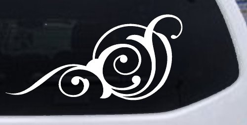 Swirl 3 Point Swirls Car or Truck Window Decal Sticker