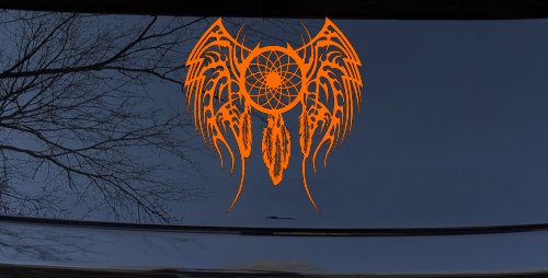 Dreamcatcher With Tribal Wings Native American Indian Dream Catcher Car or Truck Window Decal Sticker