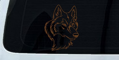 Wolf Head Car or Truck Window Decal Sticker