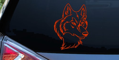 Wolf Head Car or Truck Window Decal Sticker