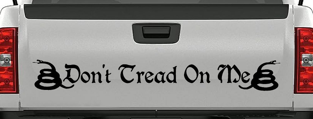 Gadsden Don't Tread On Me Freedom Military Car or Truck Window Decal Sticker