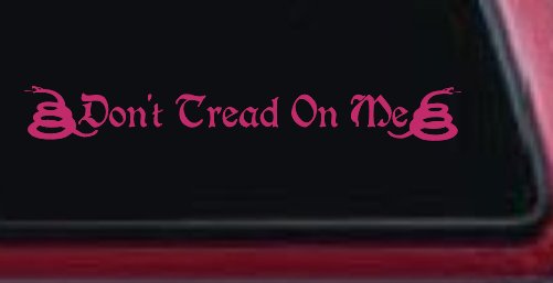 Gadsden Don't Tread On Me Freedom Military Car or Truck Window Decal Sticker
