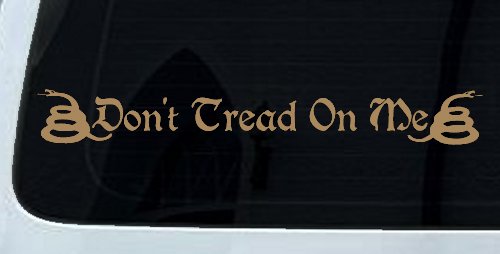 Gadsden Don't Tread On Me Freedom Military Car or Truck Window Decal Sticker