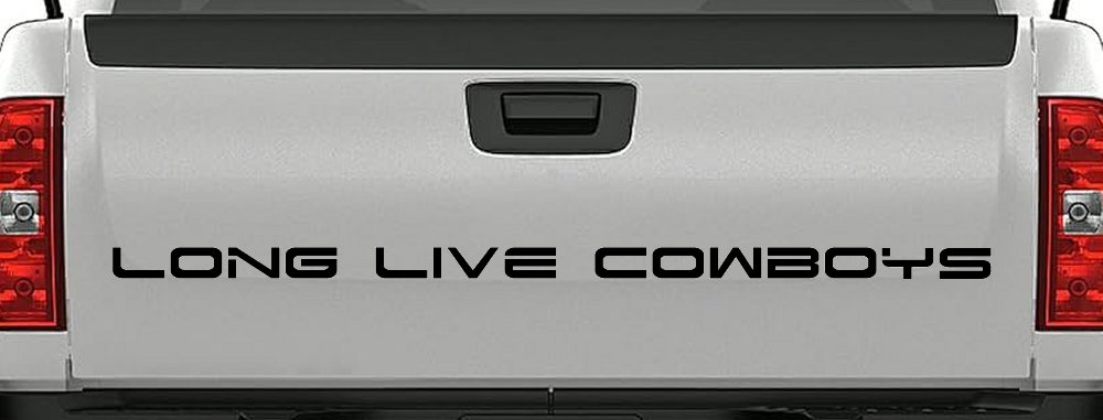 Long Live Cowboys  Western Farm Ranch Rodeo Car or Truck Window Decal Sticker