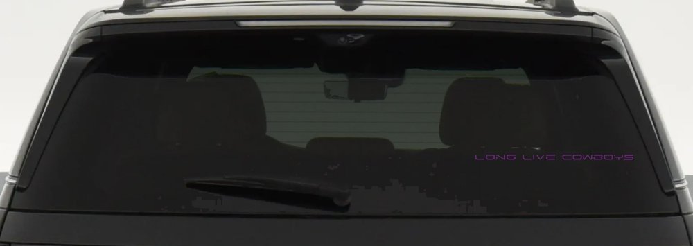 Long Live Cowboys  Western Farm Ranch Rodeo Car or Truck Window Decal Sticker