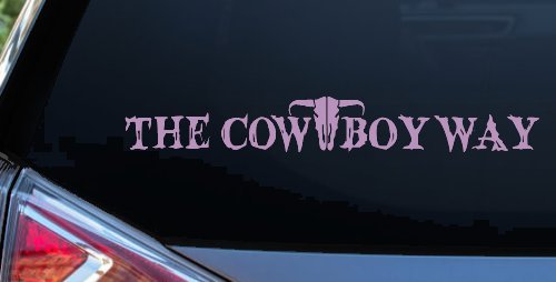 The Cowboy Way Western Farm Ranch Rodeo Car or Truck Window Decal Sticker