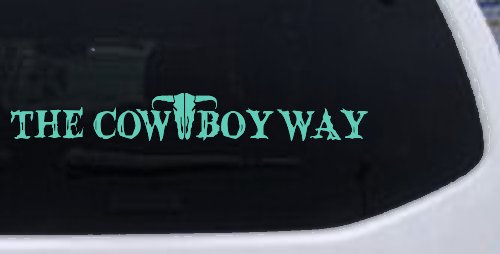 The Cowboy Way Western Farm Ranch Rodeo Car or Truck Window Decal Sticker