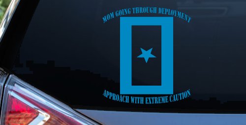 Mom Going Through Deployment Military Car or Truck Window Decal Sticker