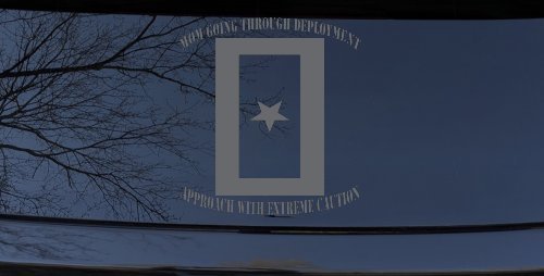 Mom Going Through Deployment Military Car or Truck Window Decal Sticker