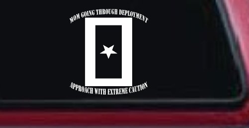 Mom Going Through Deployment Military Car or Truck Window Decal Sticker