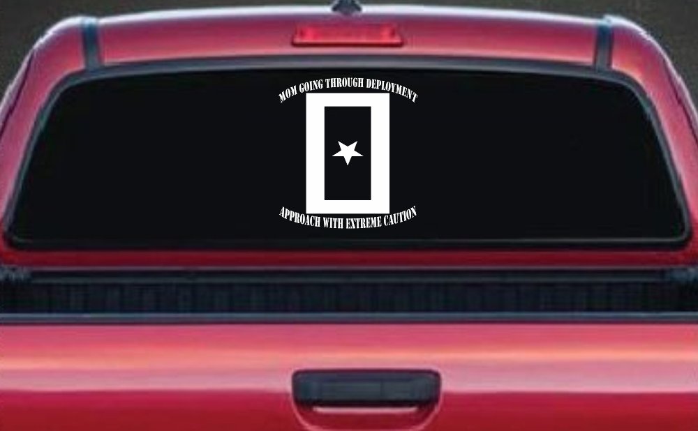 Mom Going Through Deployment Military Car or Truck Window Decal Sticker