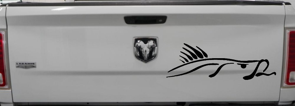 Bass Fish Fishing Car or Truck Window Decal Sticker
