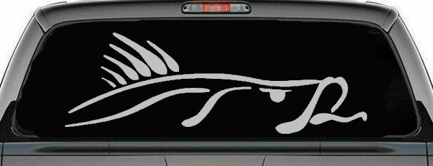 Bass Fish Fishing Car or Truck Window Decal Sticker