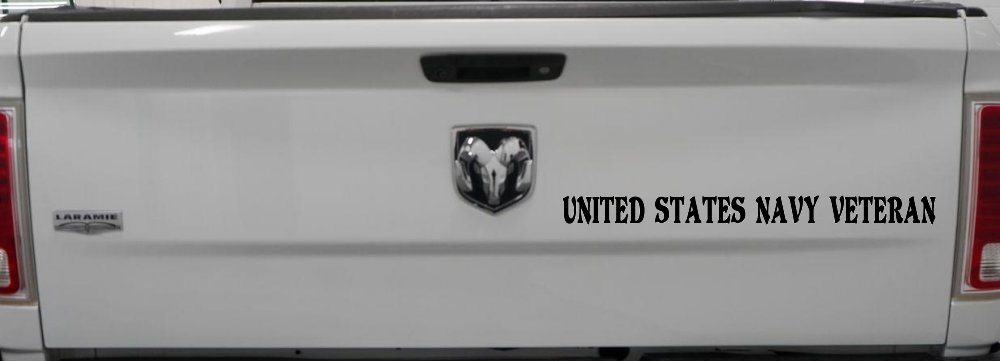 United States Navy Veteran Military Car or Truck Window Decal Sticker