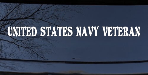 United States Navy Veteran Military Car or Truck Window Decal Sticker